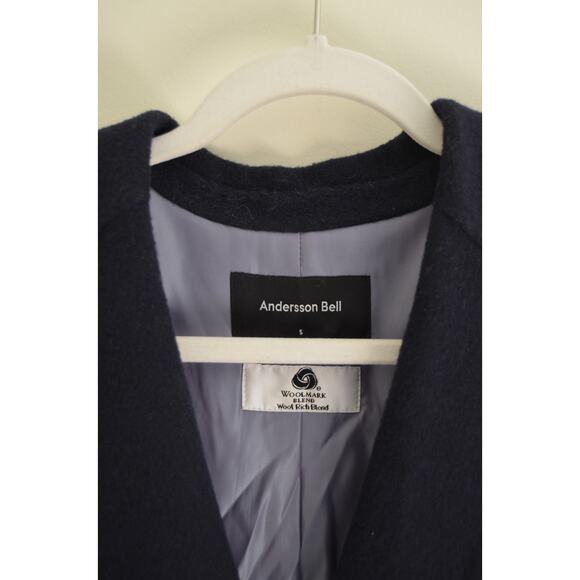 Andersson Bell Charlotte Womens Belted Wool Overcoat Size Small - Picture 6 of 8